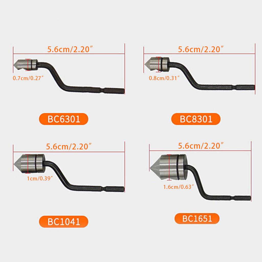 Sturdy Deburring Blades Burr Trimming Scrapers for Aluminum Metal Plastic Wood