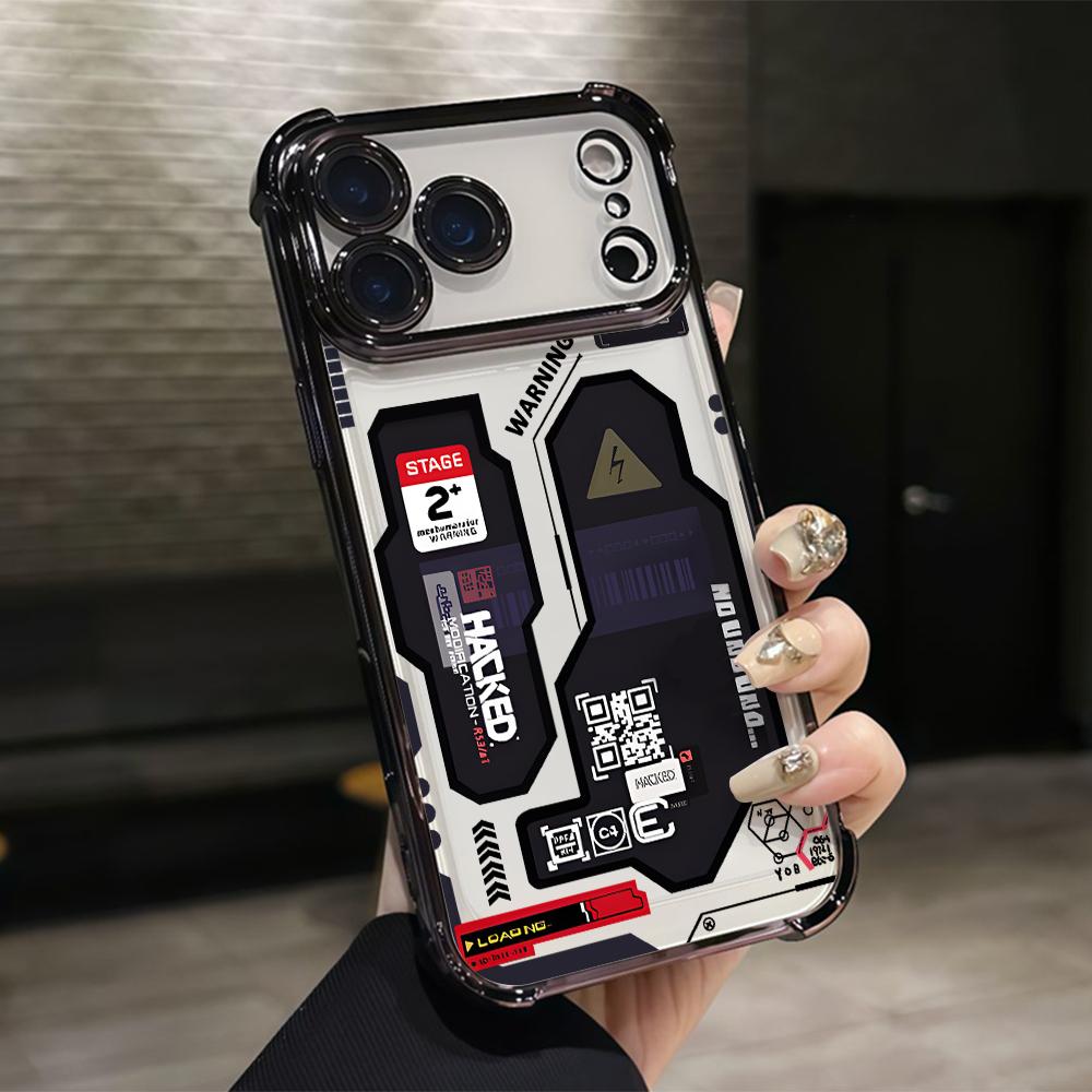 

Fashion Mecha Style Phone Case for Google Pixe 10 9 9A 8 8A 7 7A Pro XL 5G Anti-drop Transparent Soft Cover Google Pixel 9