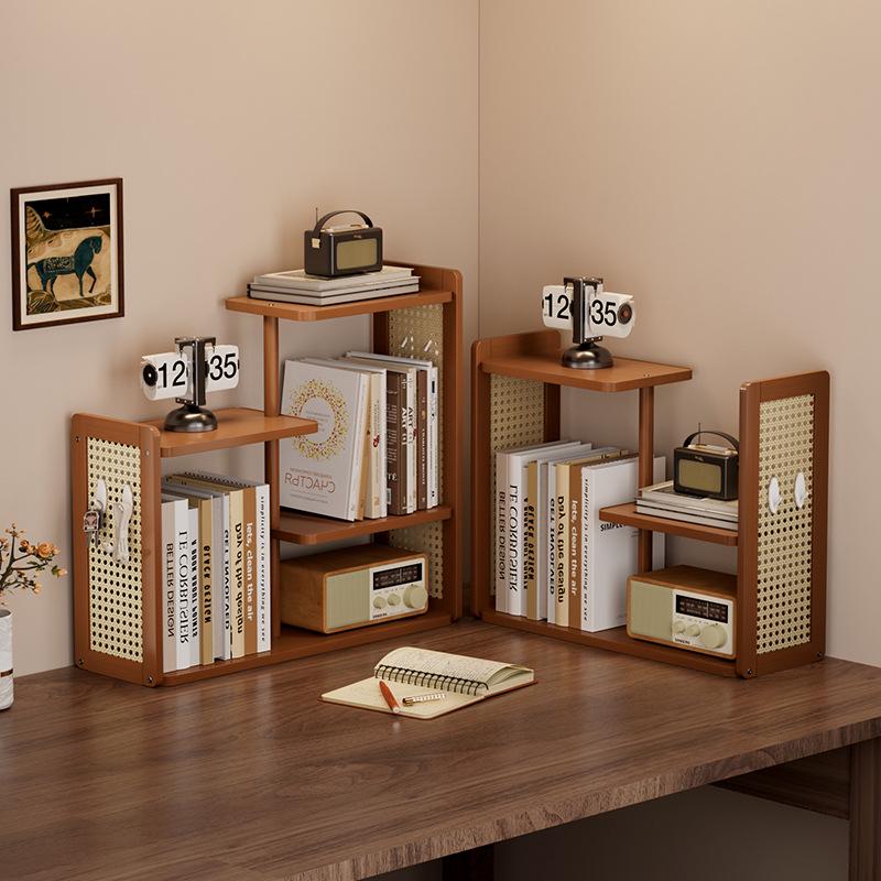 Ancient Style Multi-layer Desktop Bookshelf & Storage Rack