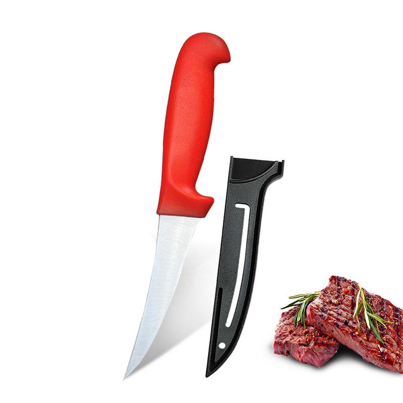 

Профессиональный поварской нож, мясной тесак, филейный нож из нержавеющей стали, нож для нарезки фруктов, ножи и аксессуары для нарезки рыбы 5 inch