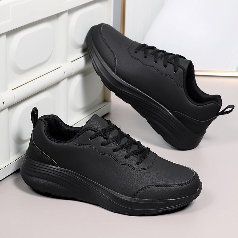 Autumn and Winter Special Large Size 48 Black Men's Shoes Soft Sole Light Men's Non-slip Sports Shoes Running Fitness Casual Shoes