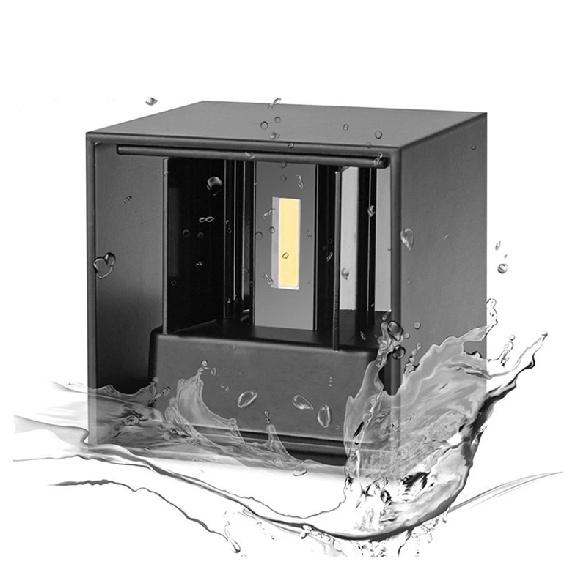 6W/10W LED Wall Light Outdoor Waterproof IP65 Porch Garden Wall Lamp & Indoor Bedroom Bedside Decoration Lighting Lamp Aluminum