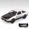 Initial D 1/30 Toyota AE86 Truend JDM Sports Car Alloy Diecast Metal Model Car Sound & Light Jump The Light Collection Hobby Boy