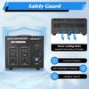 8000W Voltage Converter Transformer Step Up/Down 110V/220V w/ 4 Outlets, Overload Protection for Household Appliances Coffee Mak