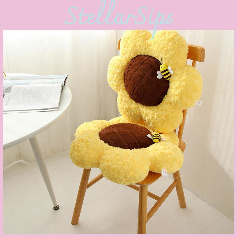 Charming Plush Sunflower Pillow Cushion For Home Decor And Comfortable Seating