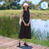 Root Women's Sleeveless Dress Black (S26MWROP65)