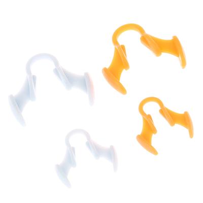 4 Piezas Silicona Corrector Antironquidos Dispositivo de Prevención de Ronquidos Dispositivo Antironquidos para Mujer Pinza Nasal para Eliminar Ronquidos