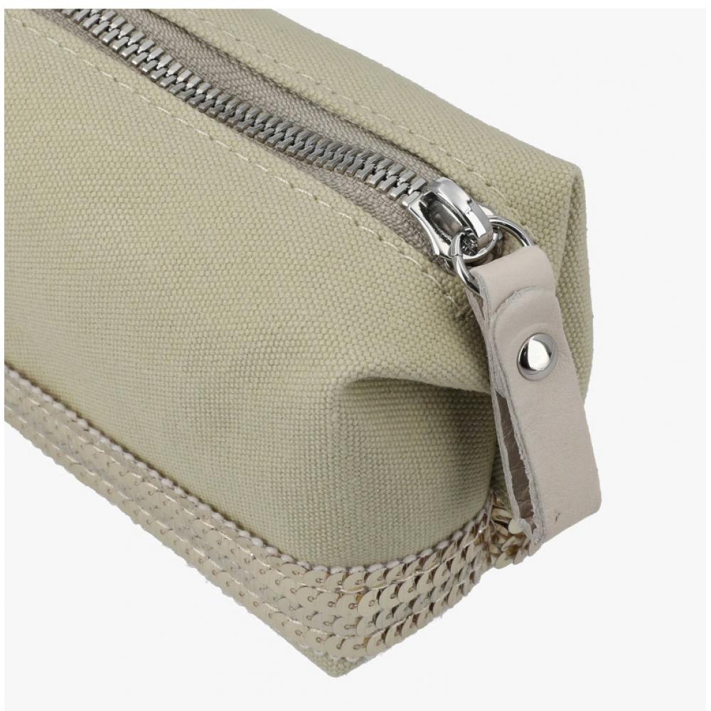 Vanessa Bruno 0pve01 V42030 621 Sequin Pencil Case Pouch Bag