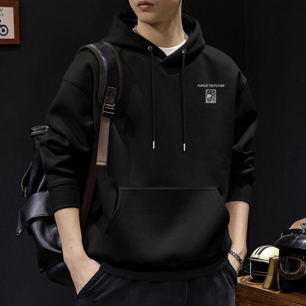Herren Retro Japanischer Stil Schwerer Hoodie Jacke