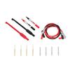 P1033B Banana Plug Test Leads Kit, Replaceable Needle & Hook Probes for Multimeter, High Conductivity Brass & Silicone, Ideal for Home, Lab, Auto &
