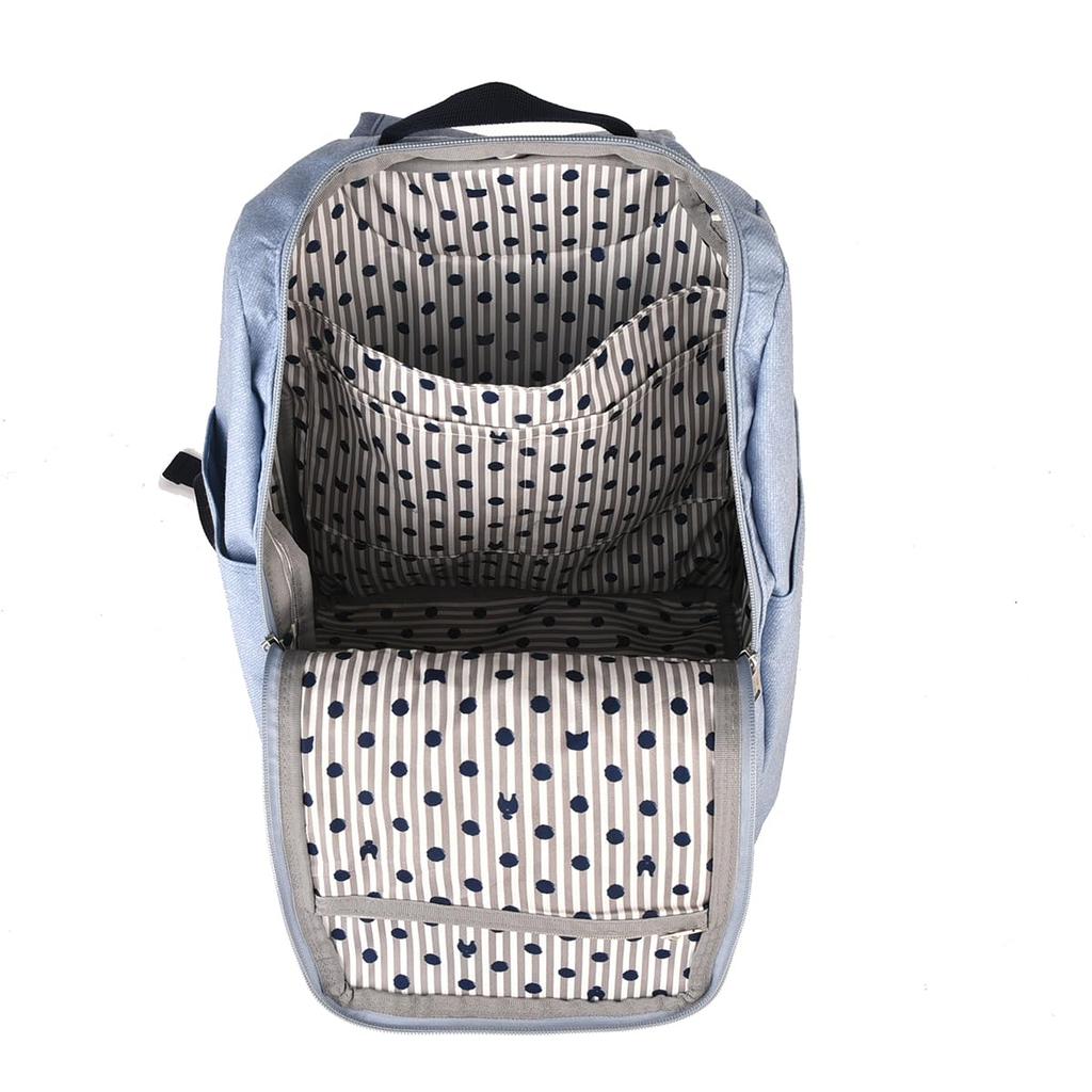 Kusguru Japan Damen Tier Mode Rucksack, 258046, Sax, Mittel