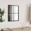 VidaXL Wall Mirror Black 30x40 Cm Rectangular Iron 358640
