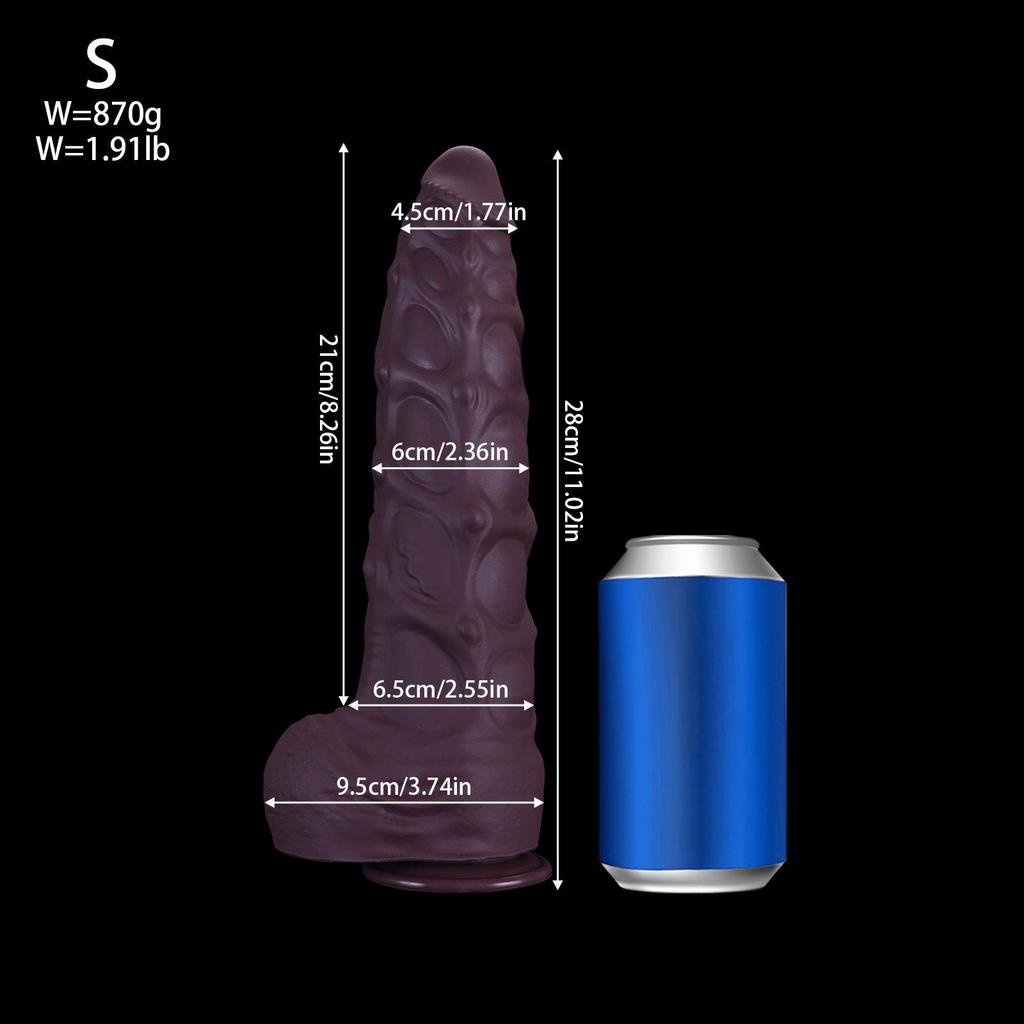 Extra-Large Silicone Seahorse Anal Plug - Unisex Expansion Masturbator