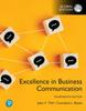 The Excellence In Business Communication, Global Edition Book