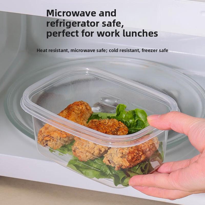 Disposable Rectangular Plastic Food Containers