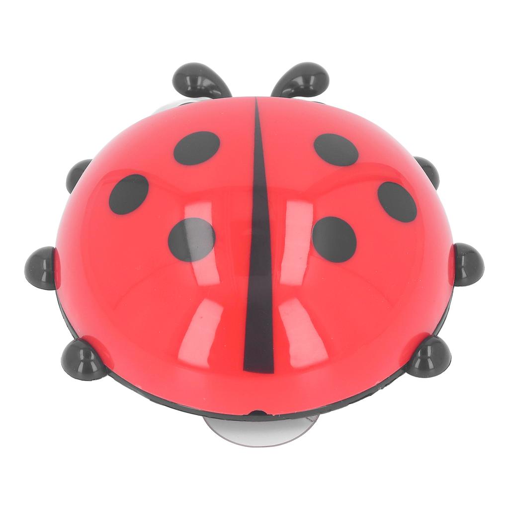 2PCS Kids Toothbrush Holder Wall Mounted Cute Ladybug Toothbrush Storage Organizer with Suction Cup