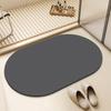 Soft Diatom Mud Floor Pad Bath Area Toilet Entry Door Moisture-wicking Slip-resistant Kitchen Floor Mat Toilet Toilet