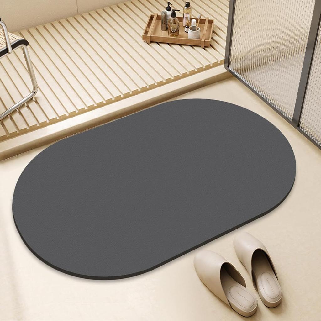 Soft Diatom Mud Floor Pad Bath Area Toilet Entry Door Moisture-wicking Slip-resistant Kitchen Floor Mat Toilet Toilet