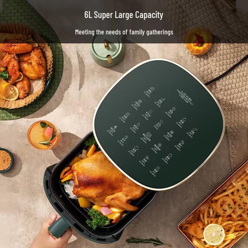 Joyoung 6L Smart Holographic Touch Air Fryer CN plug (adapter included)