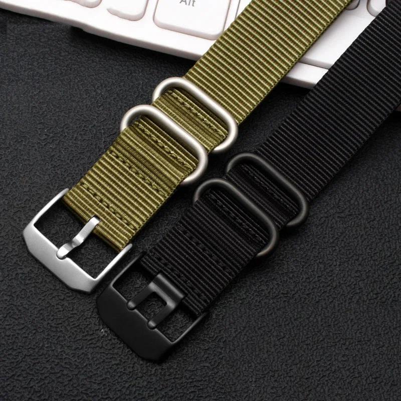 hot top Nylon watch strap for Luminox 3051 3150 watchband 22mm 23mm black green watch band waterproof sport strap