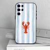L-Lobster On S-Stripes Ocean  Phone Case For Samsung S25,24,23,22,30,21,10,9,Ultra,Plus,Lite,FE,4,5 G Soft Black Case