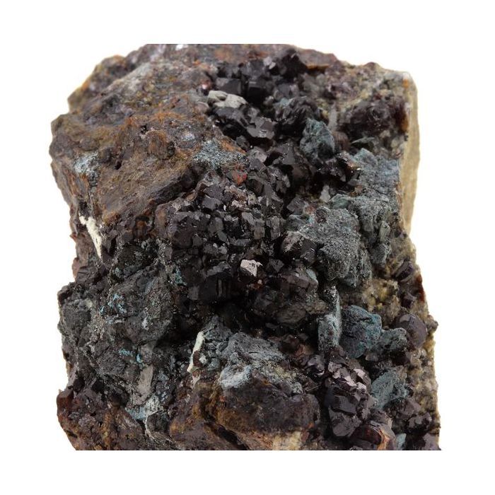 Pierres et Minéraux. Bournonite + Sphalerite. 1410.0 ct. Saint-Laurent-le-Minier, Occitanie, France.