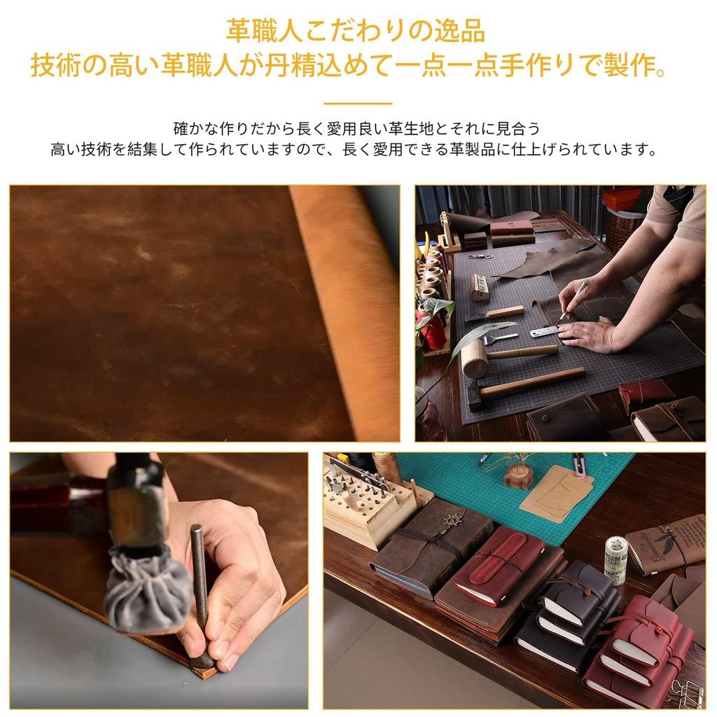 ROTERDON System Genuine Memo 2026 Passport Assembly S Notebook, Leather, Pad, Journal, Leather, Handmade, Type, Multi-Type (Brown, Size)
