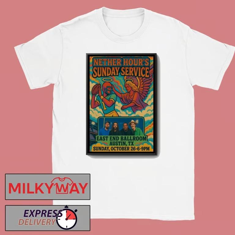 Nether Hour Oct 26 2025 East End Ballroom Austin Poster T-Shirt Unisex T-Shirt L