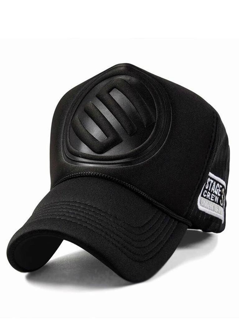 Adult Summer Mesh Trucker Caps Men Hip Hop Punk Rock Snapback Hat Big Head Man Plus Size Baseball Cap 55-60cm 60-63cm