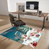 Christmas Elf Chair Mat - Anime Cartoon Design, Non-Slip Carpet for Office, Home Decor, Living Room, Bedroom, Game Room & Dormitory.R096