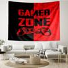 Game-Controller Print Wandkleed, Achtergrond, Eenvoudige Installatie, Ideaal voor Slaapkamer, Kantoor & Woonkamer, met Esthetische Wanddecoratie.