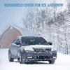 Car Windshield Snow Cover For Ice And Snow- Durable 600D Oxford Fabric With Side Mirror Covers Ice Scrapers Waterproof Windproof Dustproof Windshield