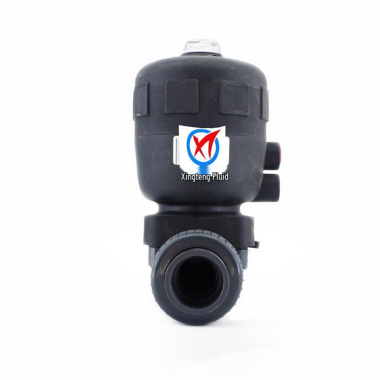 UPVC Acid & Alkali Resistant Pneumatic Diaphragm Valve - Double Union PPH Polypropylene