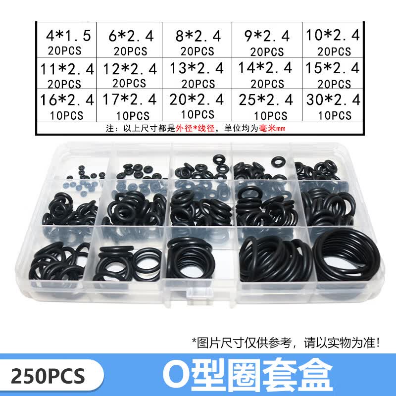 Rubber O-Ring Assortment Kit