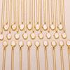 26 Letter Irregular Pendant Ladies 18K Gold-plated Letter Necklace Dating Birthday Gift