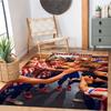 Atletico Madrid Personalized Text Floor Rug Office Rug Suitable for Study room Outdoor Game Room Dining Room Antislip Carpet Decorate Offices