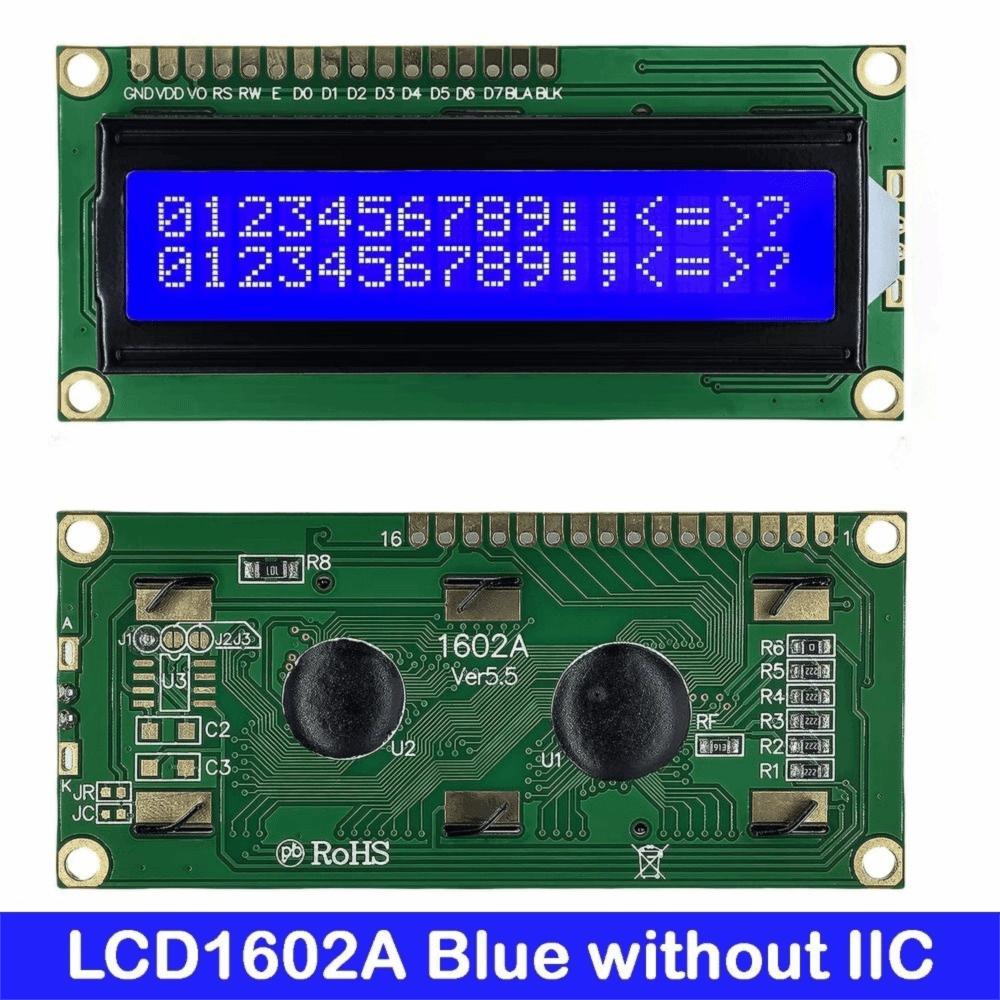 5V Operation IIC LCD Display Blue Screen PCF8574 Interface 16x2 Character LCD DIY Projects