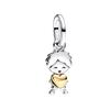 Cute Little Boy Little Girl Charm Beads Dangle Original Fit Copper Bracelet Necklace Beads For Diy Jewelry Women Gift