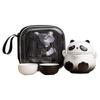 Panda Travel Tea Set: Portable Outdoor Teapot & Teacups for Camping - Elegant & Cute Design for Ladies