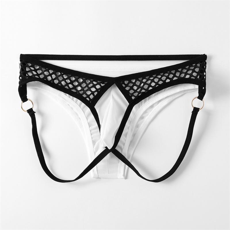 Pánské kalhotky sexy rybářská síťovina letní síťovina sex transparentní chlapecké tanga T-string kalhotky