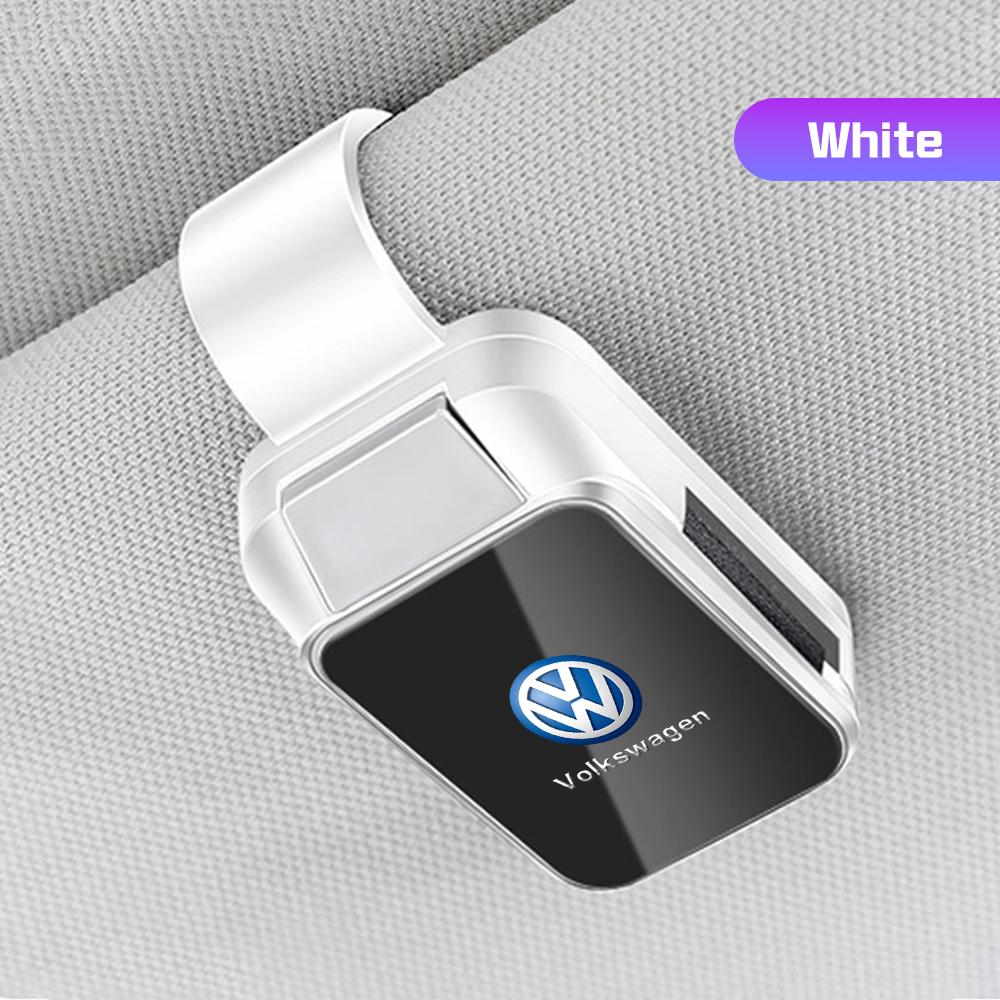 Hub Caps Car Eyeglass Clip Sunshade Sunglasses Holder Glasses Storage Clip For VW Volkswagen Polo Tiguan Passat Golf Jetta Lavid