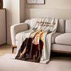 Leopard Heart Fashion Blanket for All Seasons Blanket Lunch Break Throw Gift