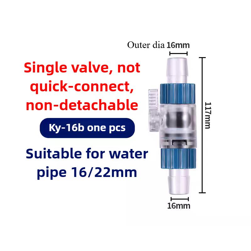 12mm/16mm Aquarium Air Water Regulator Flow Tube Pipe Divider Adjustable Water Pump Filter Volume Control Valve Accessries New