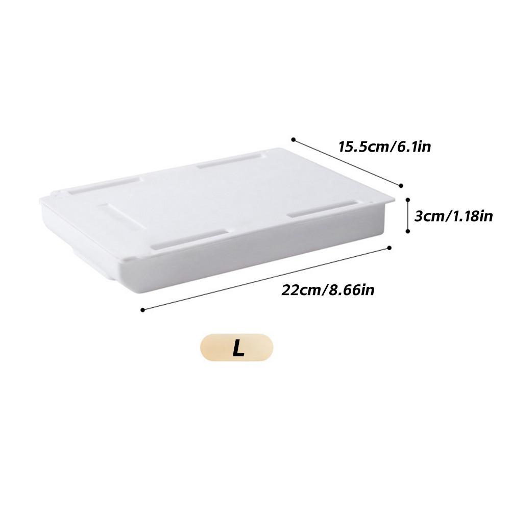 Samolepicí zásuvka pod stůl Skrytý úložný box Úspora místa Víceúčelový organizér na psací potřeby pro psací potřeby/kancelářské potřeby