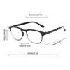 Men Women Portable Foldable Reading Glasses Vintage Anti Blue Light Ultra Light Far Sight Eyewear