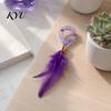 Durable Cat Chewing Toys Mesh Tube Toy with Silver Vine, Feather Interactive Enrichment for Indoor Play Built-in Bells, Stretchable Chew Cats Boredom