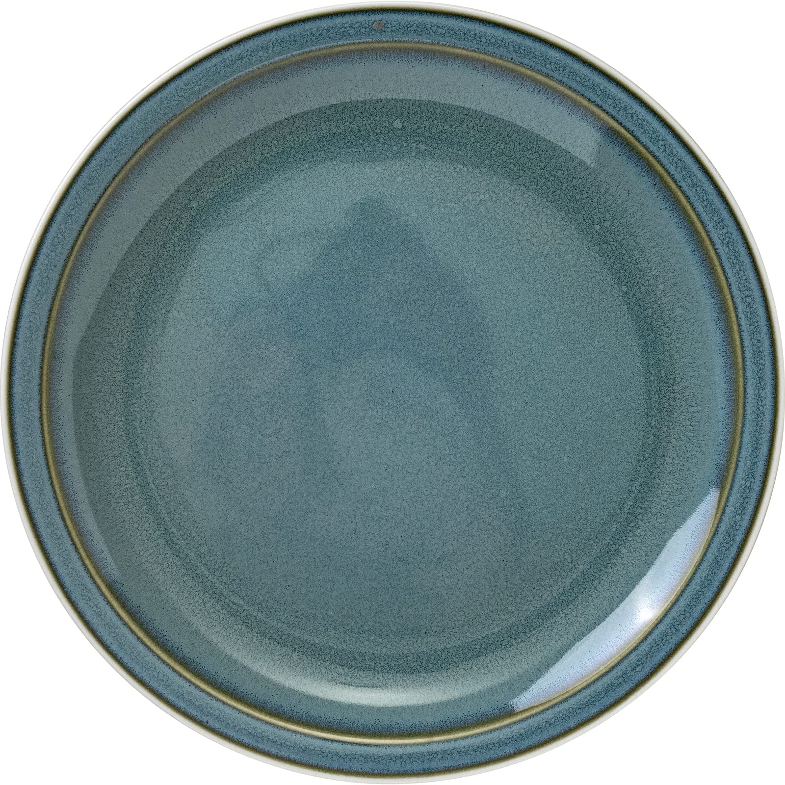 

Minoru Pottery Mino Ware MAMANI 225 Plate, Green