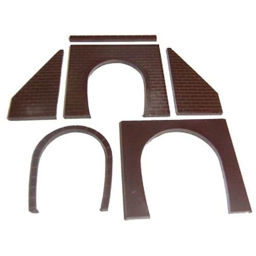 Advance Z Gauge 0003 Single-Track Tunnel Portal (Brick Type) Set of 2 (Acrylic Structure Kit)