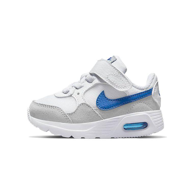 Nike Slip Resistant Cushioning Abrasion Resistant Low top Toddler Shoes White Blue Baby CZ5361-101