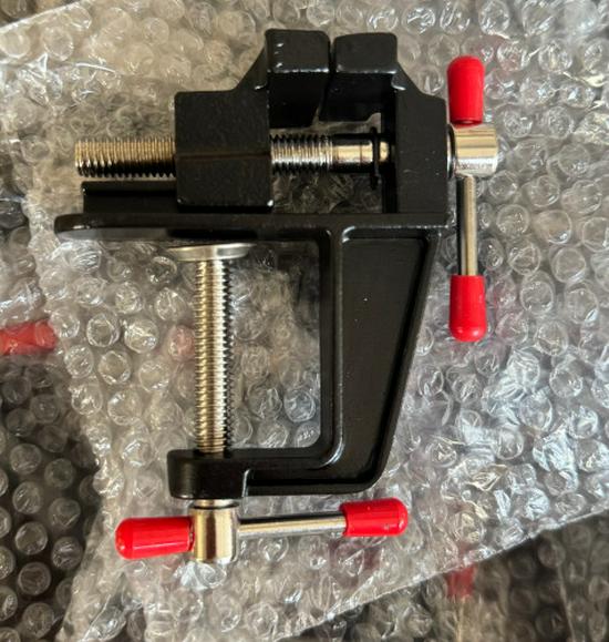 Mini Aluminum Alloy Table Vise - Compact Bench Vise and Flat Nose Pliers for Small Desktop Tasks